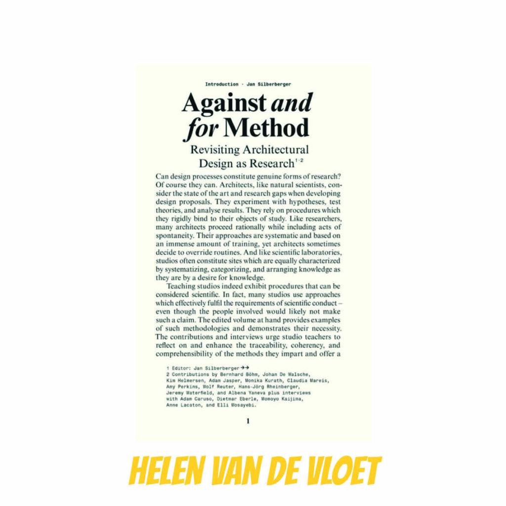 Heleni Method Against and for Method – Educatieve Master